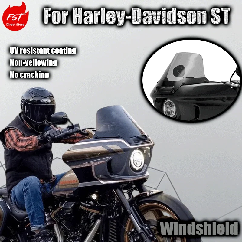 

For Harley-Davidson SUV modification including raising the windshield rain shield and chest protector
