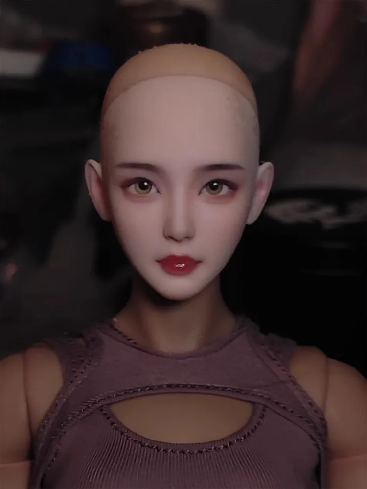 O coração para 1/6 de julho soldado cabeça feminina escultura modelo acessórios de brinquedo cabem corpo de figura de ação de 12 ''em estoque