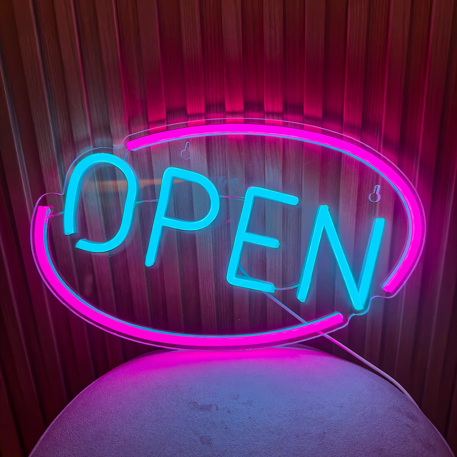 

Ineonlife Open Neon Sign Handmade Custom LED Open Sign Logo Shop Light Bar Home Office Store Restaur Arcade Vibe Wall Decoration