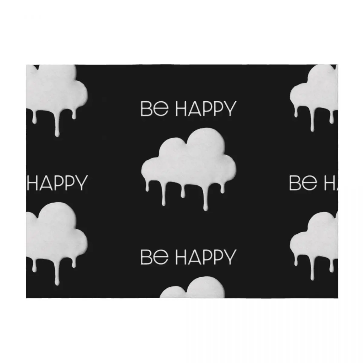 

Dixie Damelio - be happy Cloud (logo + title)| Charli Damelio Hype House Tiktok Throw Blanket Cute manga Warm Blankets