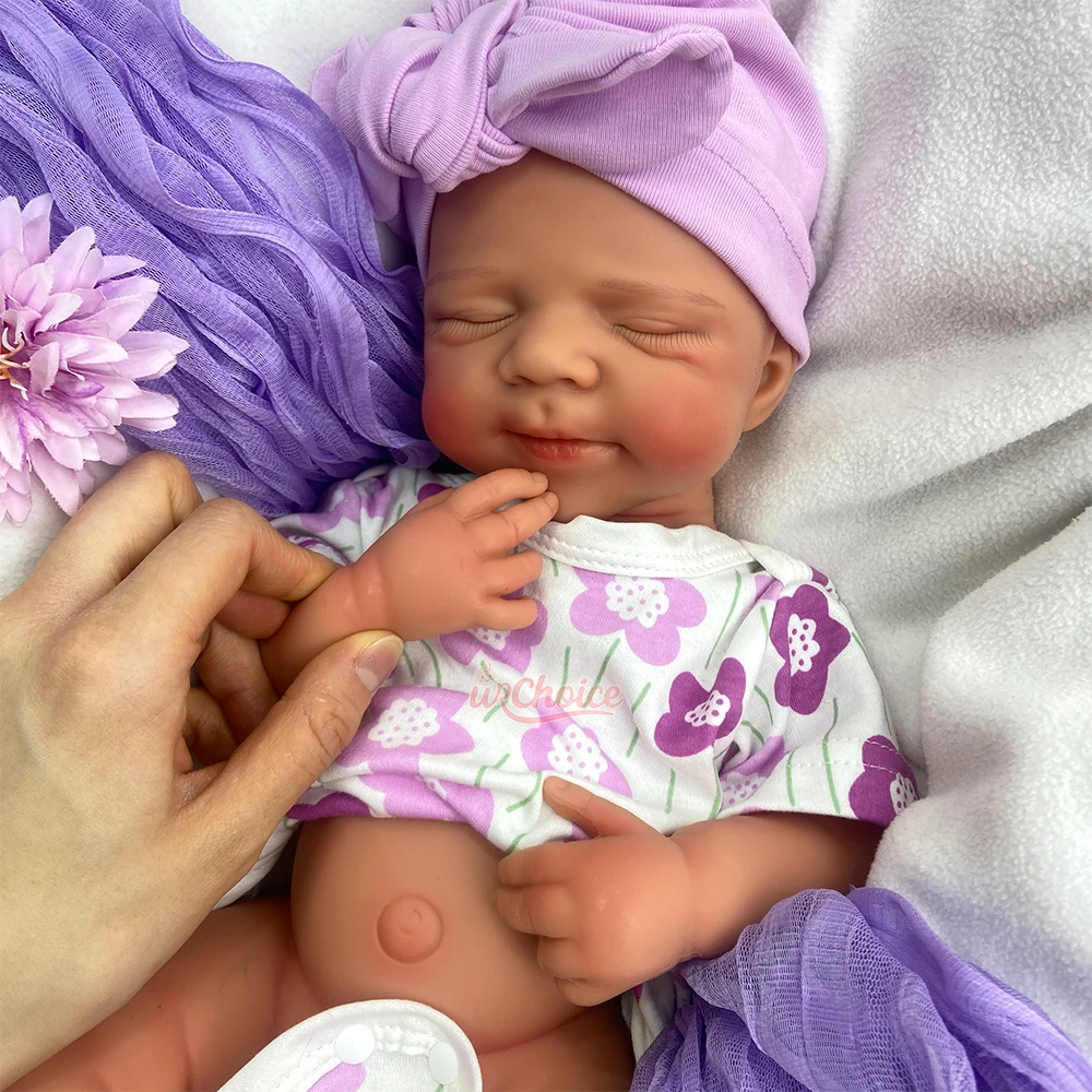 50cm Pascale poupée douce en silicone renaissante imperméable bébé fille / garçon peut ouvrir la bouche poupée soutien émotionnel pour la maladie d'Alzheimer