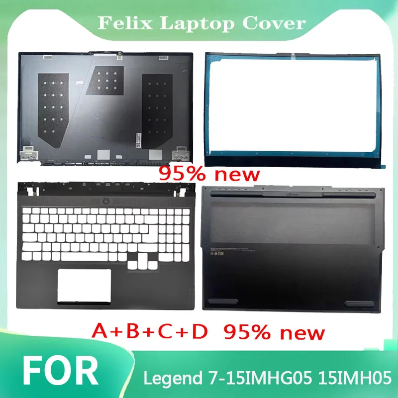 95% new For Lenovo Legend 7-15IMHG05 Legend 7-15IMH05 Laptop LCD Back Cover/Front Cover/Palm Rest/Bottom Cover grey
