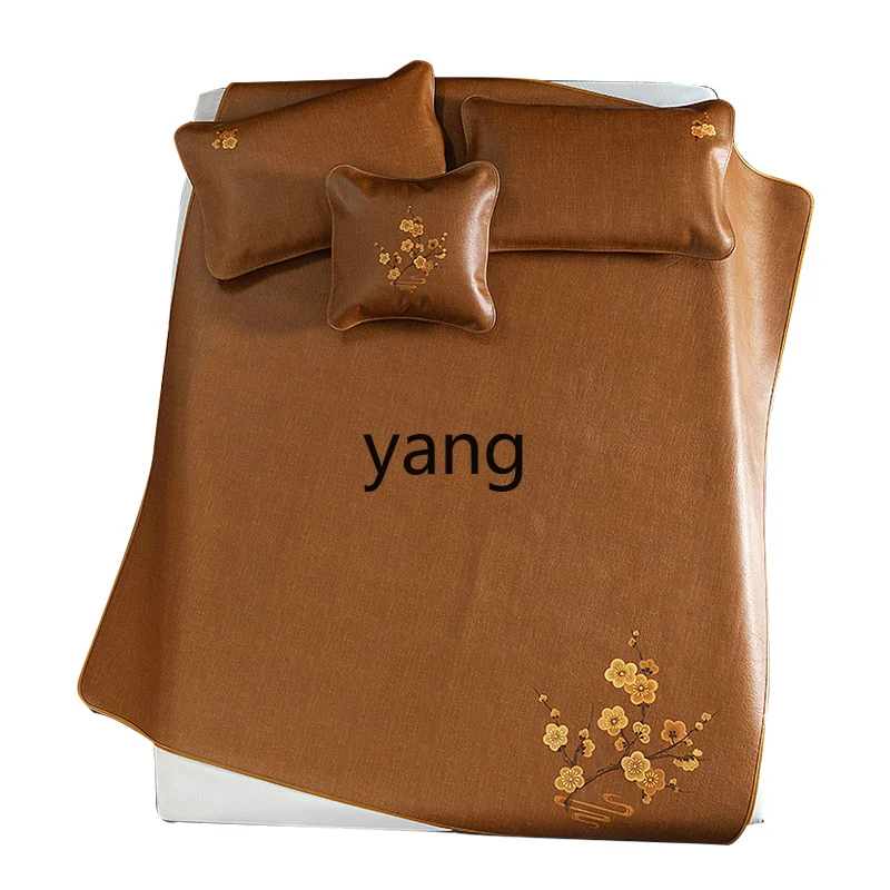 

lmm Chinese antique cowhide mat, first layer buffalo leather mat three-piece set