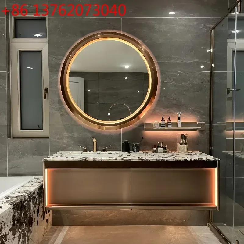 Combination Minimalist Multifunction Bathroom Cabinets European Sets Salon Unique Cabinets Corner Luxury Modern Furniture