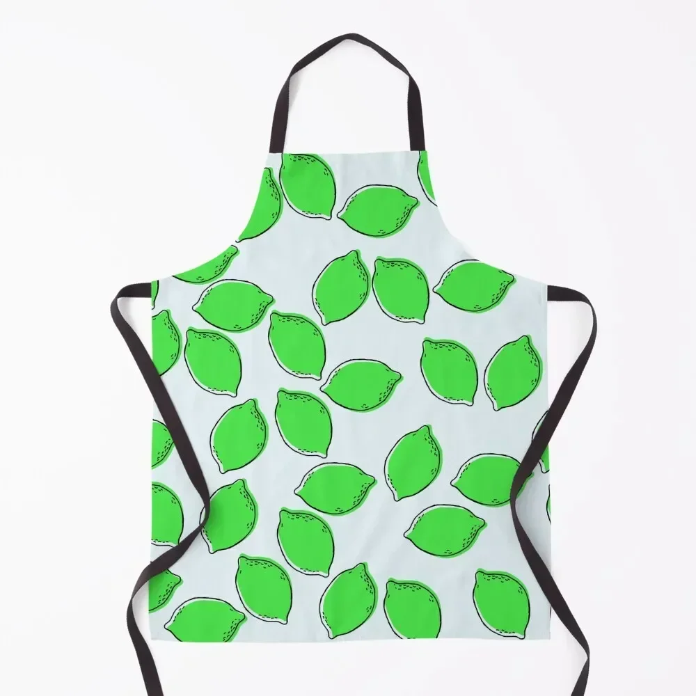 

Cute Lime Apron Kitchen Handle For Women kitchen item women's work Kitchen And Home Items Apron