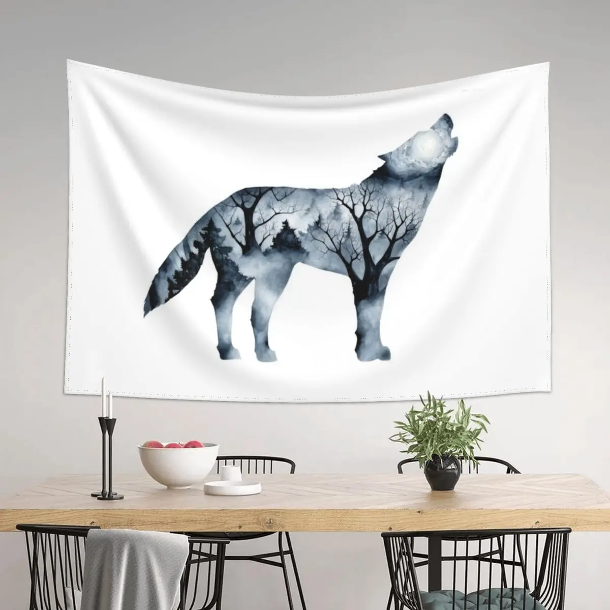 

Wolf Tapestry Wall Decoration Room Decoration Accessories Korean Room Decor Tapestry