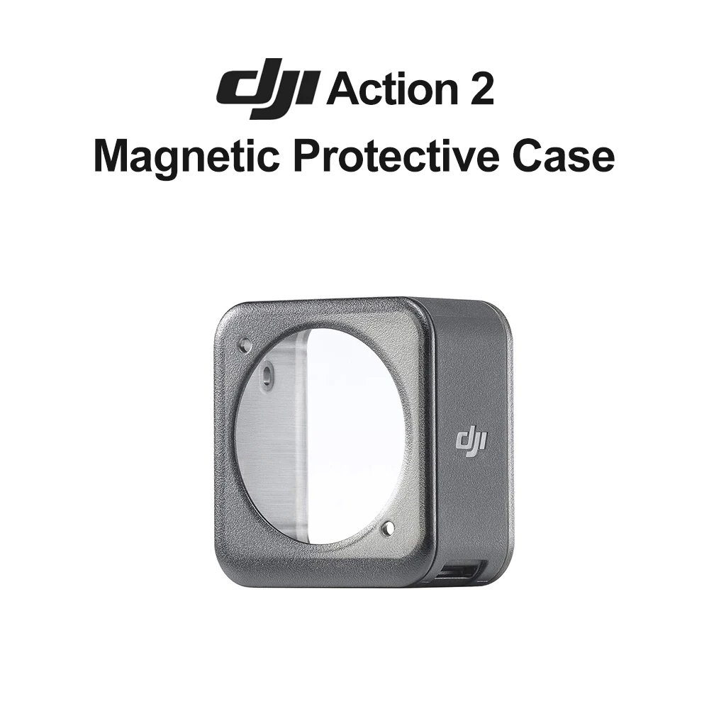 Магнитный защитный чехол DJI Action 2 Аксессуары для DJI Action 2 предотвращают повреждения от удара, активируя решение для контроля тепла