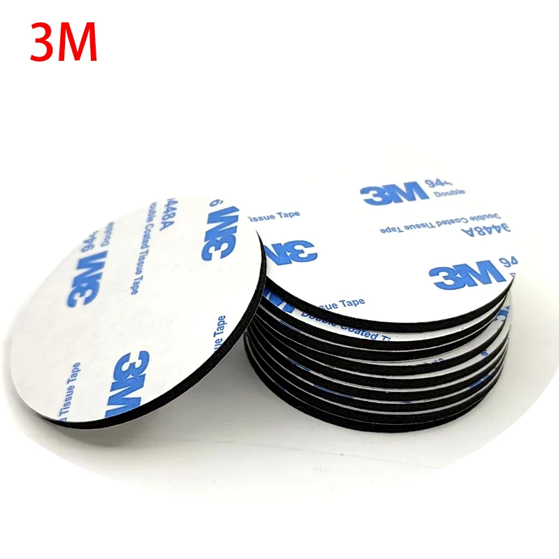 

10pcs 50mm Round 3M 9448A Double Sided EVA Foam Tape Pad Mounting Tape Auto Car Decorative Article Wall Pendant Home Use