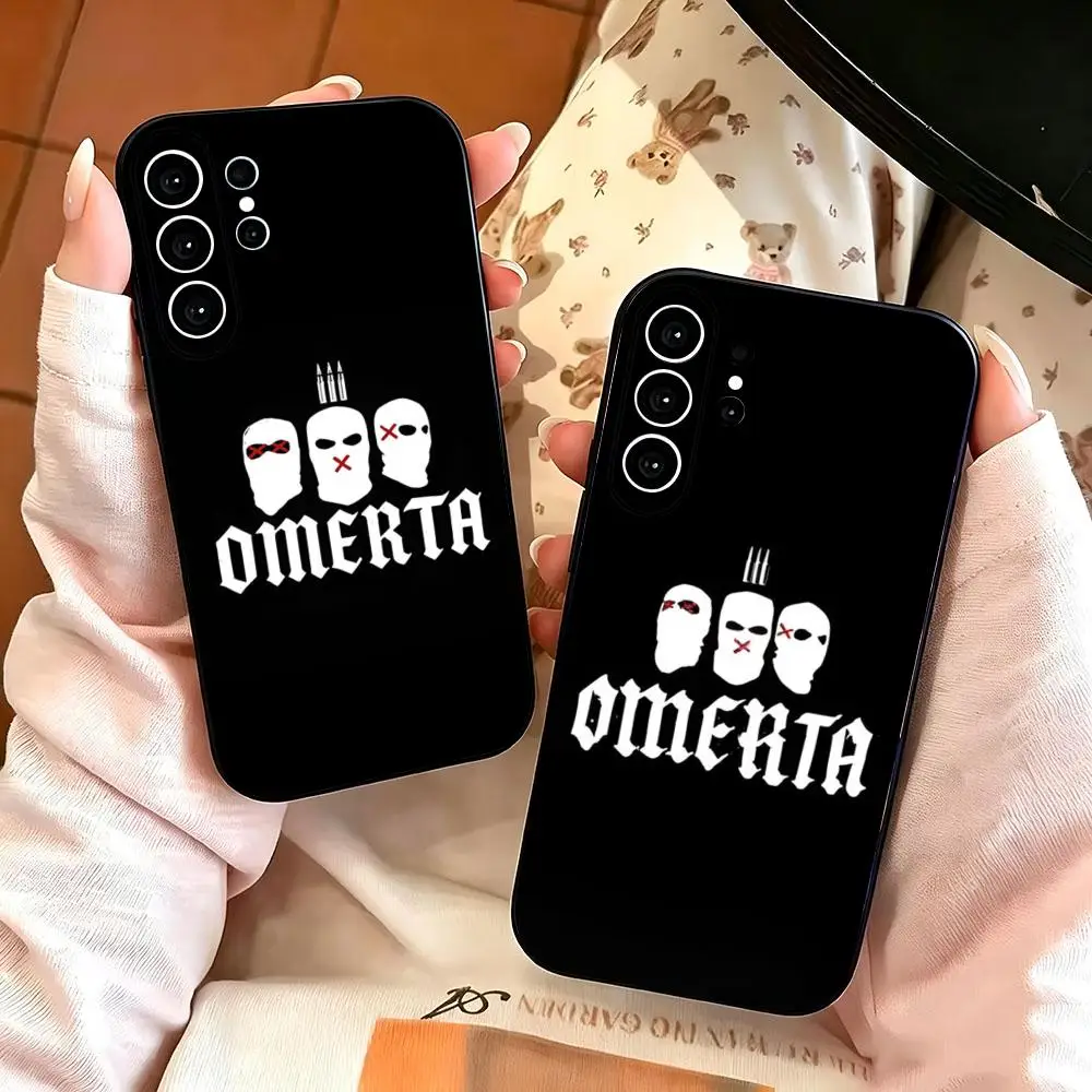 Чехол для телефона Singer 47 Omerta Maes-S для Samsung S26 S25 S24 S23 FE Plus Ultra A57 A37 A27 A17 A16 A26 A15 A55 A14, черный