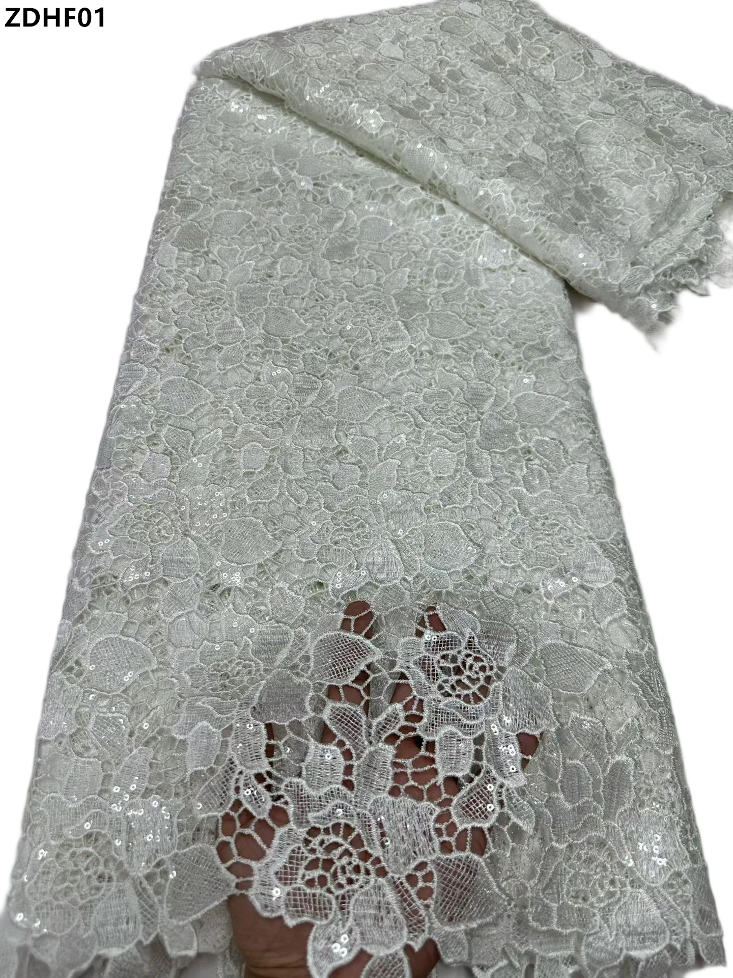 

French Tulle Lace Fabric For Elegant Wedding Dress Material Sequins Tulle Material Nigerian African Lace Fabric