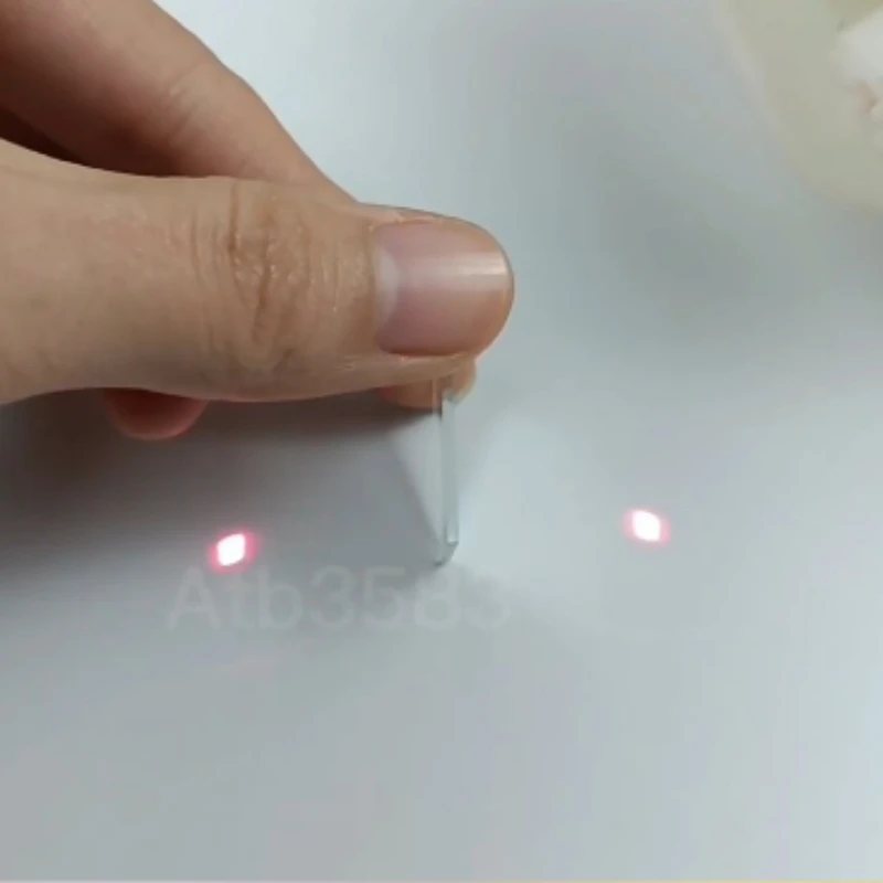 ‌50:50 Beamsplitter Plate Half Mirror Semi-Transparent Semi-Reflective Glass Optical Beam Splitter for Coaxial Light Machine