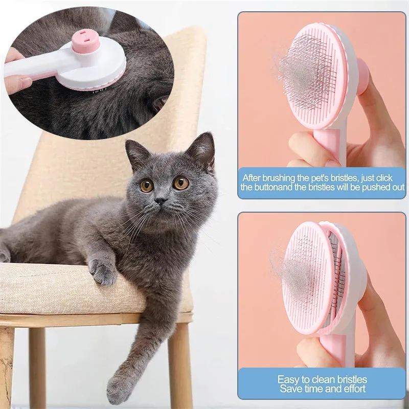 Cat Comb Massage Pet Grooming Brush for Cats Remove Hairs Combs Cat Dog Brush Cat Supplies Grooming Tool Accessories