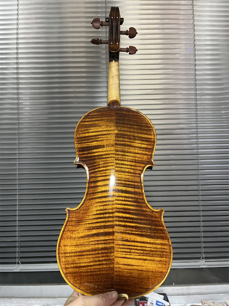 

ACTUAL PHOTO High Quality Antique Varnish 4/4 Violin Cкрипка 4/4 كمان 바이올린 Hand Made Musical Instrument w/ Case 4/4 V342