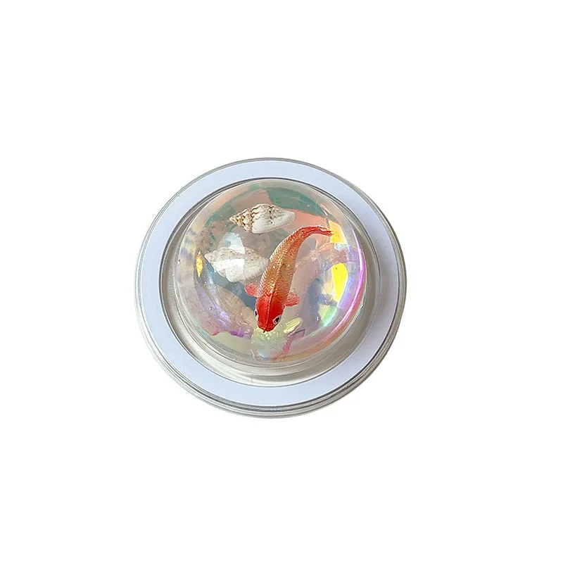 Ocean Koi Fish Magnetic Phone Grip Holder Cute 3D Fish & Starfish Foldable Bracket Finger Socket for Girls Cell Accessory Decor view 5