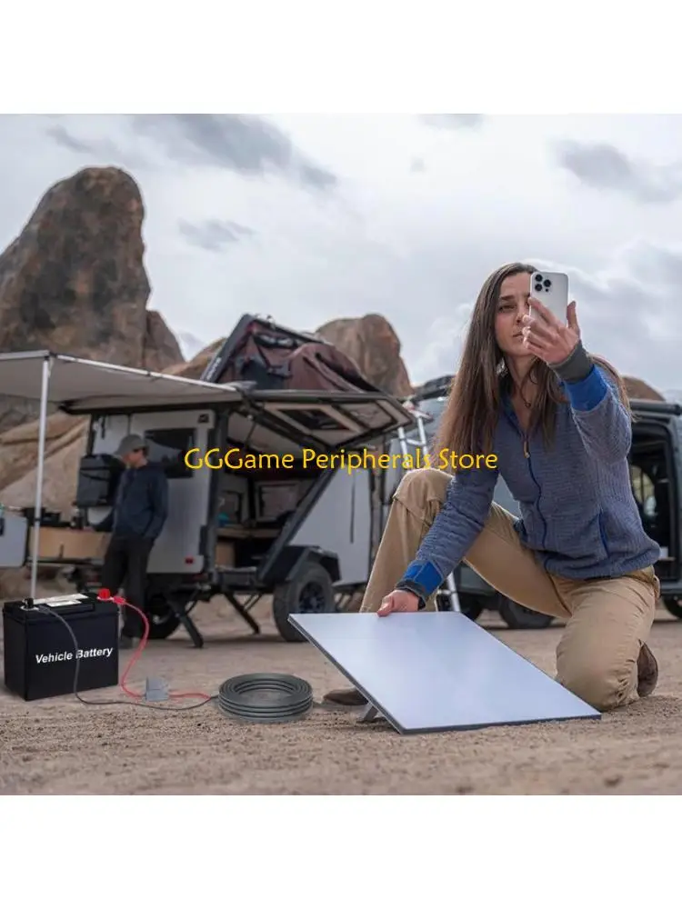 

U55B Waterproof Power Cable 18AWG Wiring Extension Cable with Automotive Holder Adapter Power Connection Accessories