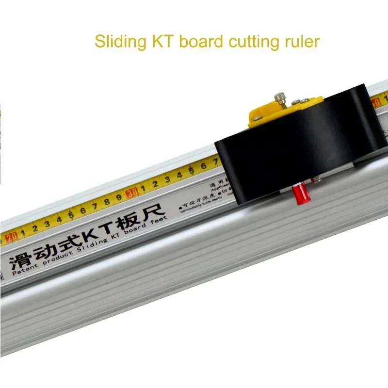 Protective Sliding KT Board Cutting Anti-skid and Anti-running Rul  uminum Alloy Art Ruler Hook Rule FLASH SALE