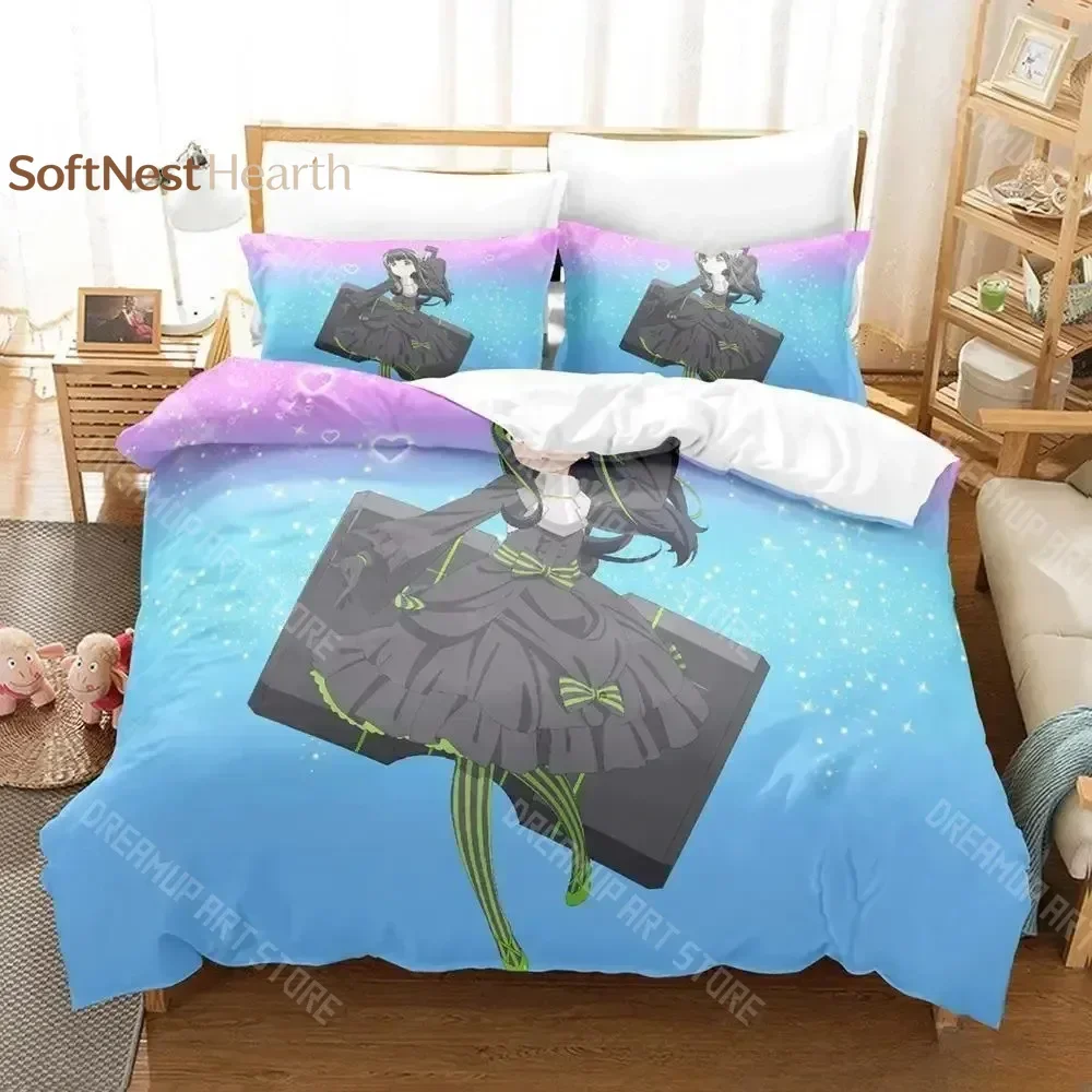 2026 3D Print BOFURI I Don’t Want To Get Hurt, So I’ll Max Out My Defense Anime Bedding Set Single Twin Full Queen King Size Bed