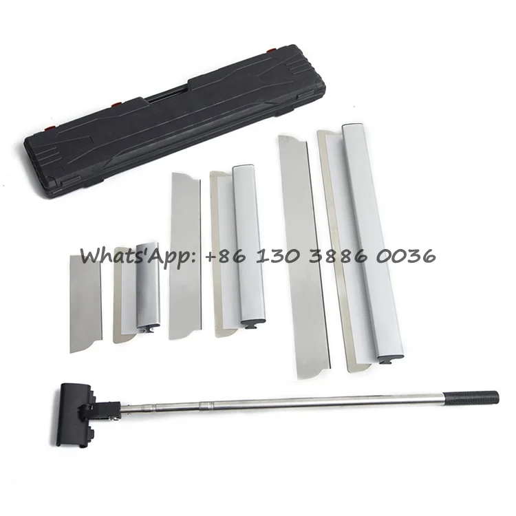 Stainless Steel Skimming Blade Set Taping Knife Drywall Plastering Spatula Trowel Handle Wall Cement Putty Plaster Scraper