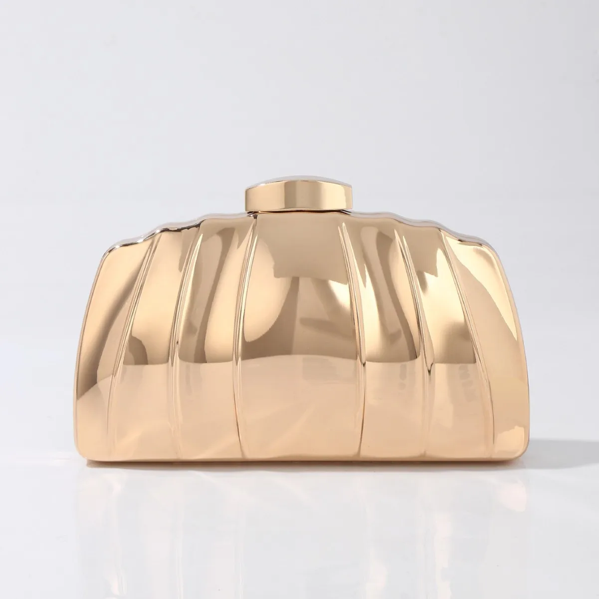 

Women Sparkly Minimalist Clutch Purse Unique Metallic Evening Bag Metal Box Handbag Purse Wedding Party Clutch Shoulder Bag