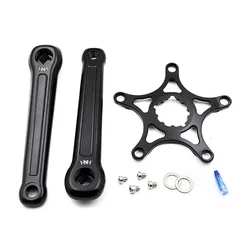 Folding bicycle H&H crank set 170mm CNC for brompton bike Ultra light aluminum alloy crank