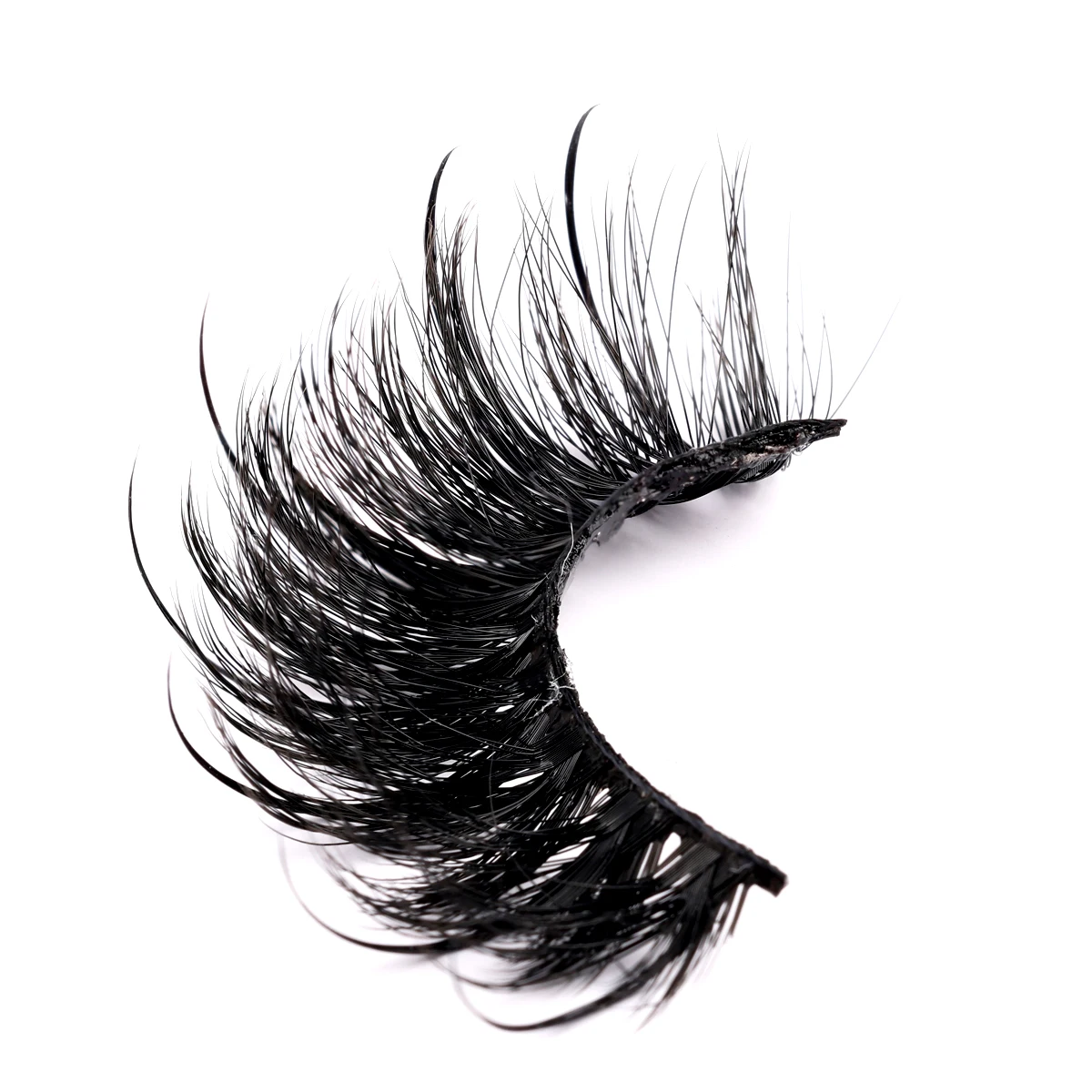 Wet Lash Spikes Volume Fluffy Full Strip Lashes Make-up-Zubehör Faux Mink Eye Lashes Vendor Wet Manga Lashes Falsche Wimpern