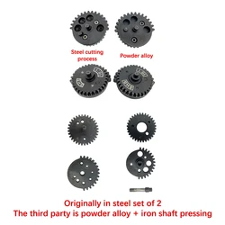 Gear Set CNC Steel Cut SHS Gear Set Helical Reinforce Torque High Speed Gear Set for Ver.2 /3 AEG EBB Gearbox