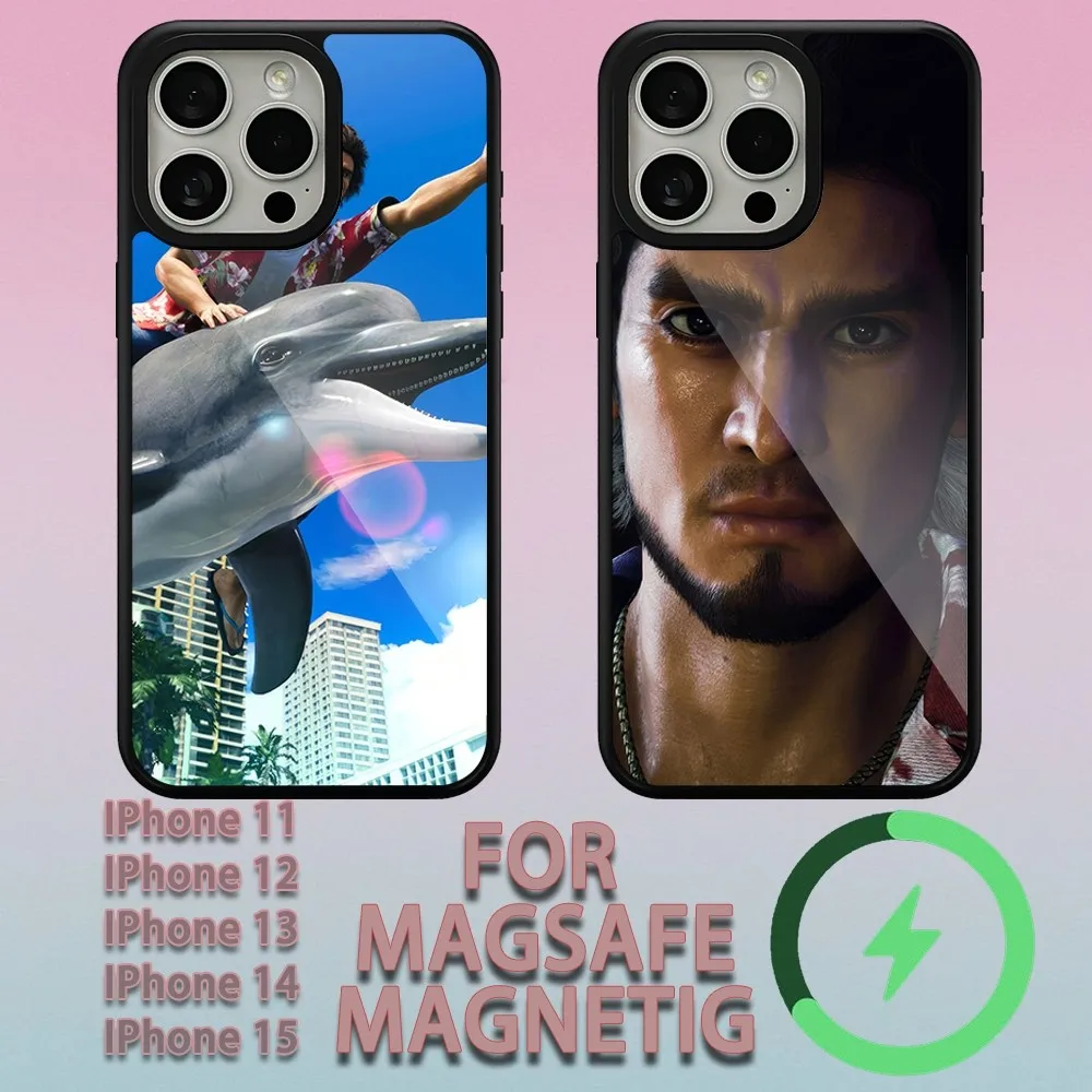 Game Dragon Infinite Wealth  Phone Case For iPhone 15 14 13 12 11 Pro Max Plus Magsafe Magnetic Wireless Charging Cover