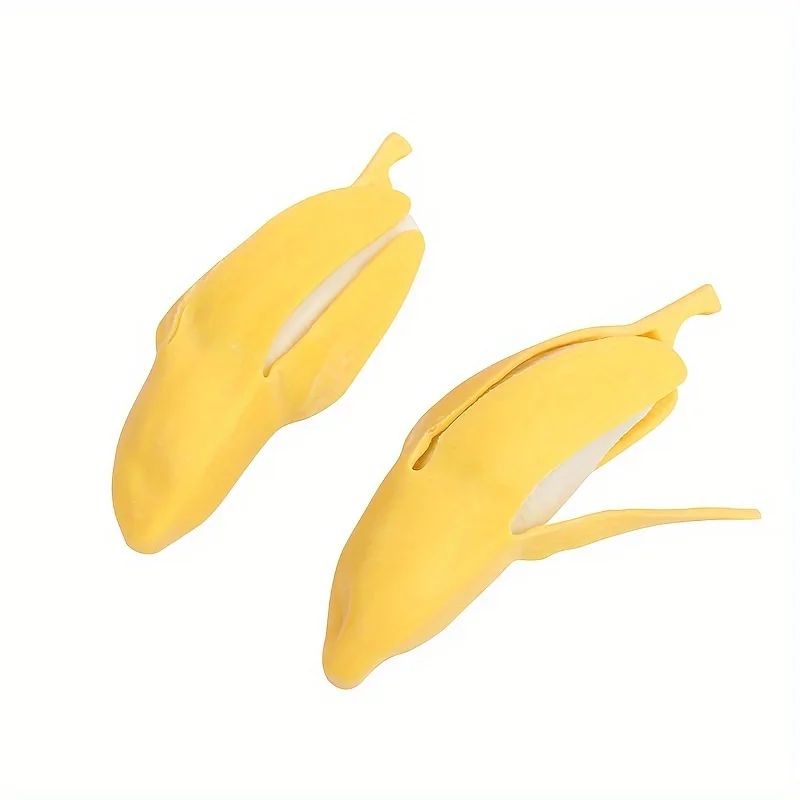 Banana Squishies Stress Relief Soft Scented Simulation Banana Fruit Squeeze Toys funny Cute Birthday Gift Novelty Toy for Kids