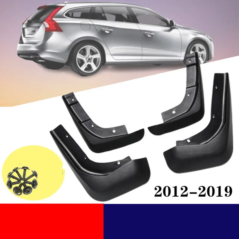 

4 шт./компл. брызговики для Volvo V60 2010-2020 внешние автомобильные брызговики для шин, брызговики, аксессуары для брызговиков