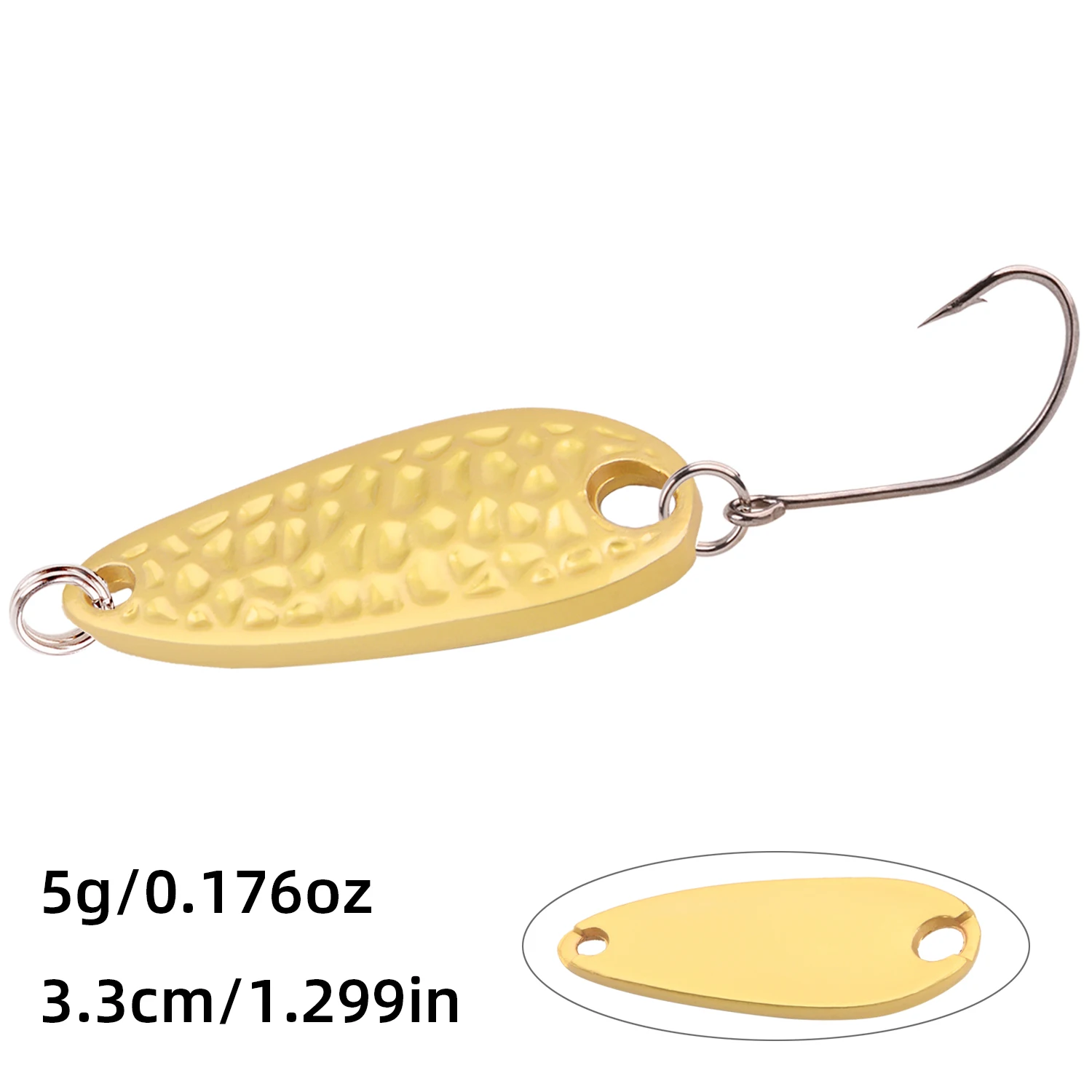 Leurres de pêche en métal VIB 2.5g 3.5g 5g coulant Mini appât dur artificiel gabarit truite paillettes tremblant Wobbler Pesca matériel de pêche  18