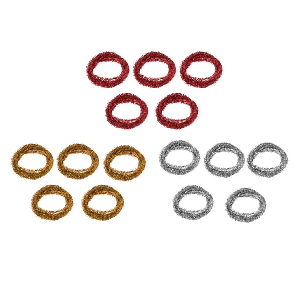 

5 упаковок миниатюрного кукольного домика в масштабе 1:6/1,12, украшение для дерева, поделки с золотой мишурой, длина 45 см