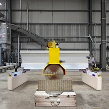 High Efficiency 2200 Auto Bridge Saw Multi-Disc Stone Cutting Machine for Granite Marble Slab Sheet Board Cutter