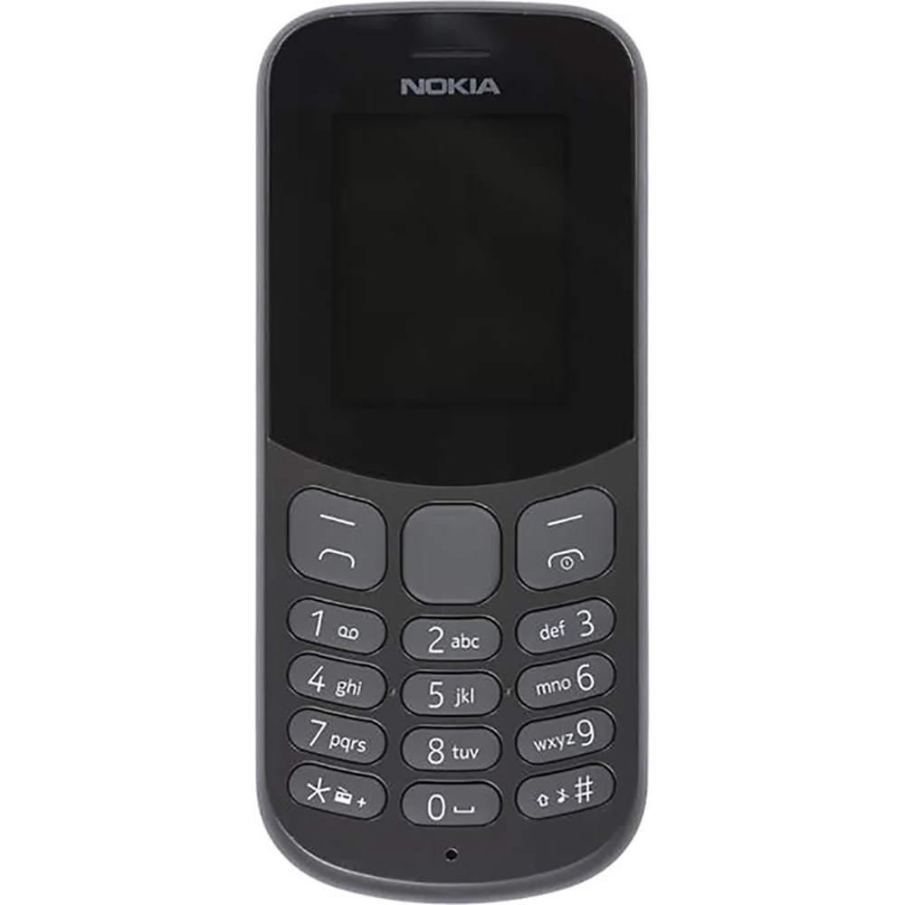 Nokia 130 2017 Backup Phone 2-inch 2SIM 1020mAh MP3 Micro USB 3mm FM Radio Physical Button Nokia Elderly Function Phone view 3