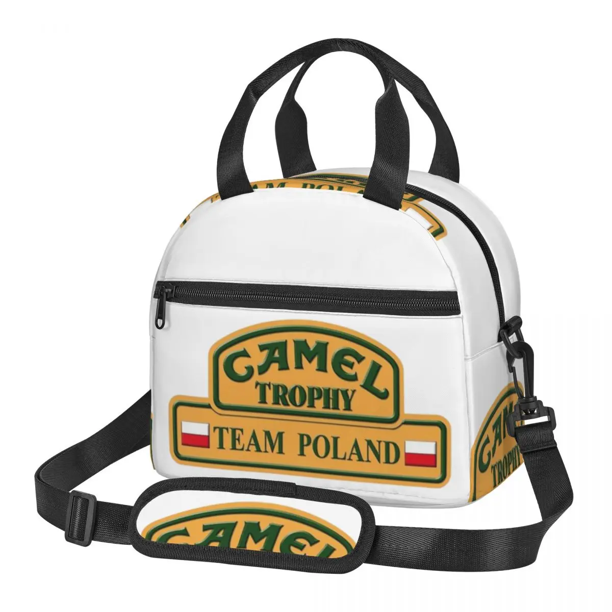 Camel Trophy Lunch Bags Insulated Bento Box Waterproof Lunch Tote Picnic Bags Thermal Bag for Woman Girl