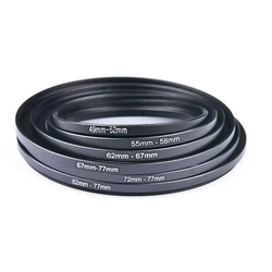 Anillo adaptador de Metal para Canon, Nikon, Sony, DSLR, accesorios de lente de cámara, filtro de lente de cámara, 43-82mm