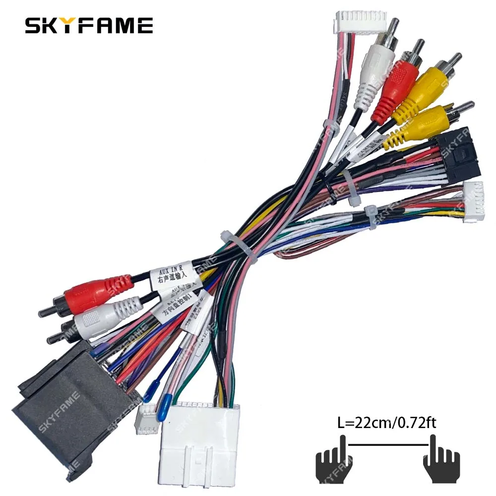 SKYFAME 16Pin سيارة الأسلاك تسخير محول Canbus صندوق فك لكيا سبورتاج سورينتو هيونداي ix35 توكسون RP1-HY-002 HY-SS-04
