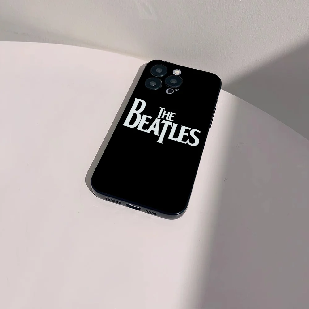 Band T-The B-Beatles Phone Case For IPhone 16 15 14 13 Pro Max 11 12 Mini X Xs XR Se 2022 Black Silicone Cover