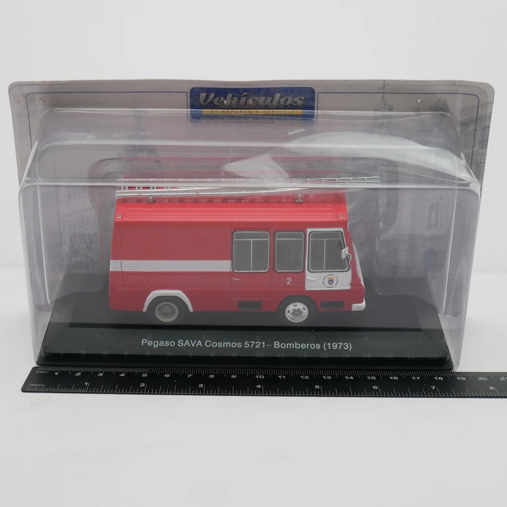 

Diecast Ixo 1:43 Scale Pegaso SAVA Cosmos 1973 Pegaso Fire Engine Alloy Car Model Collectible Toy Gift Souvenir Display Ornament
