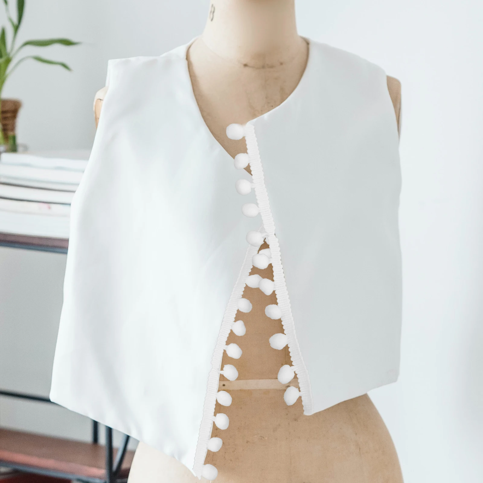 

Pom-pom Ball Fringe Trim Ribbons Colorful Long Ribbon DIY Crafts Sewing Accessories Gift Wrapping Clothing Trims Party Wedding