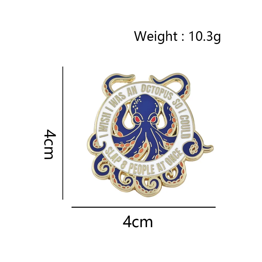 Broche de Esmalte Polvo Azul c - Embroidery Initials avaliação e preço