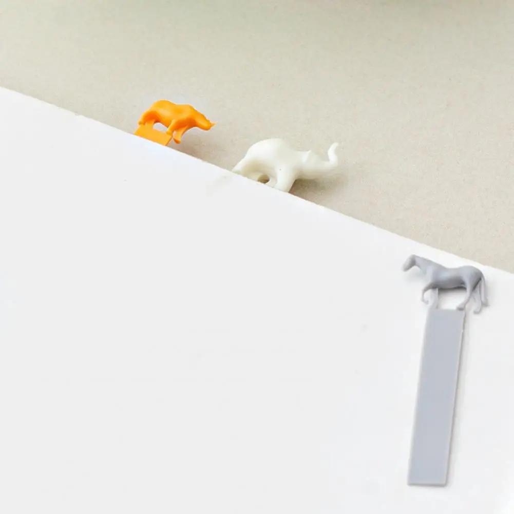子供のためのポータブルラバーブックマーク,学生のための楽しい動物のしおり,プログレスロケーター,かわいいページングマーカー