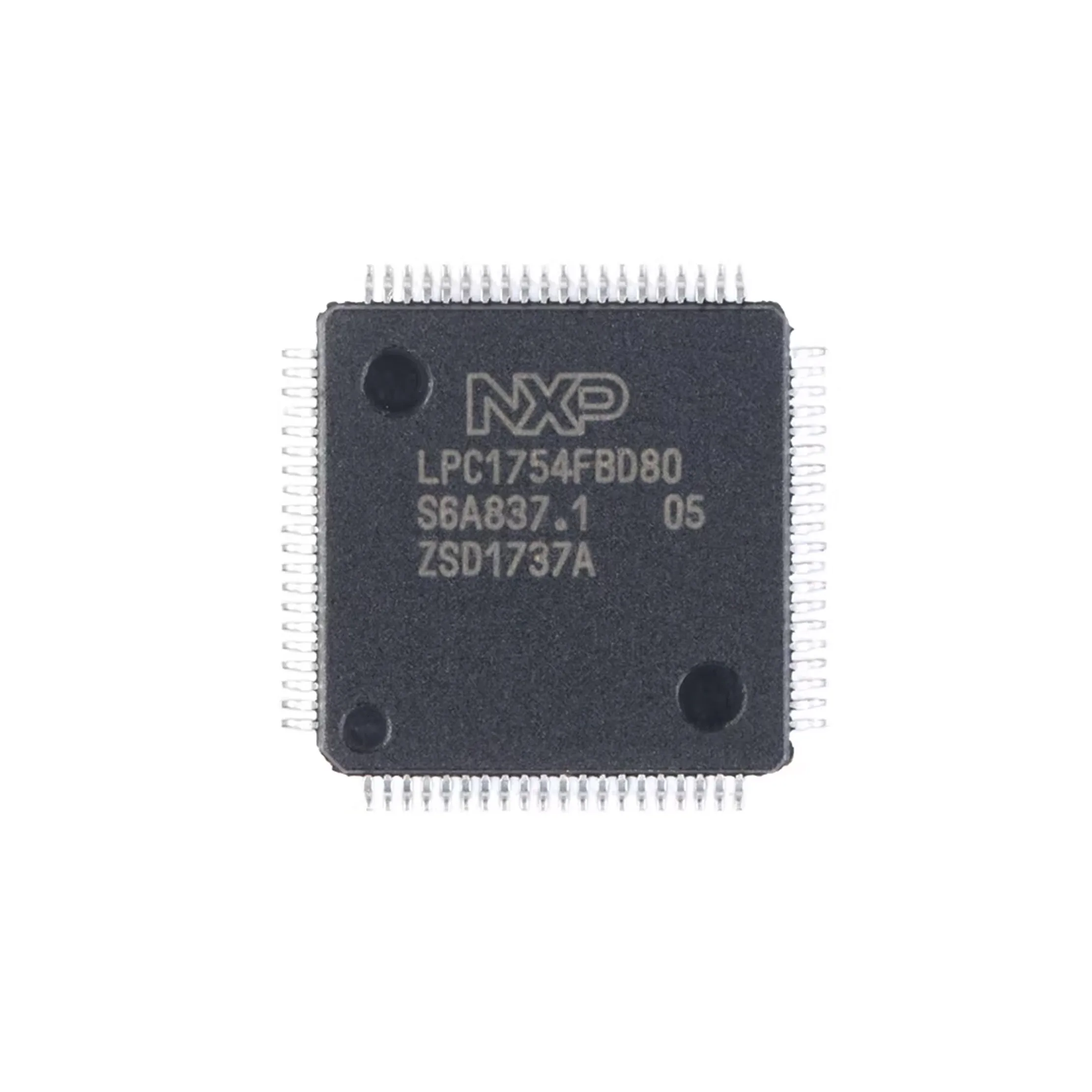 1pcs Surface-mount LPC1754FBD80,551 LQFP80 100MHz 32-bit microcontroller Genuine original product