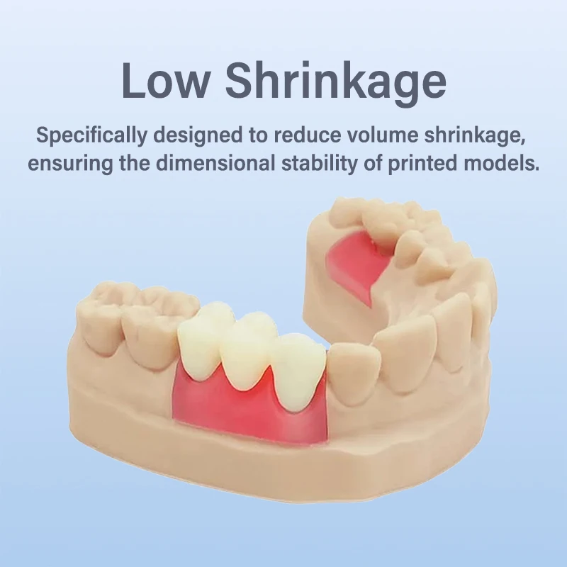 

[JP shipping] Antinsky Temporary Dental model resin 405nm 0.5kg used for teech high precision/low shrinkage/smooth surface