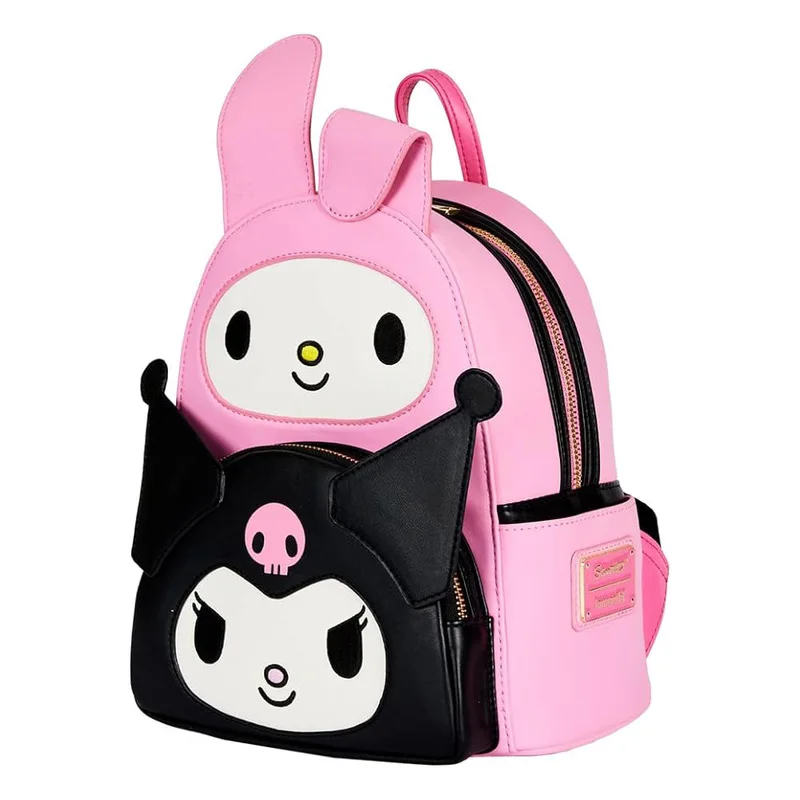 Loungefly Sanrio My Melody plecak Kawaii Kuromi torba na ramię moda dziecięca tornister torba podróżna Casual Anime torba z motywem kreskówkowym