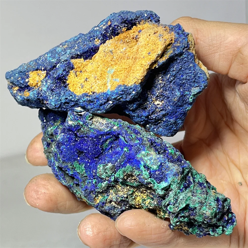 Blue Malachite Stone Quartz Specimen Crystal Natural Energy Love Raw Mineral Gemstone Meditation Healing Gem Home Decoration