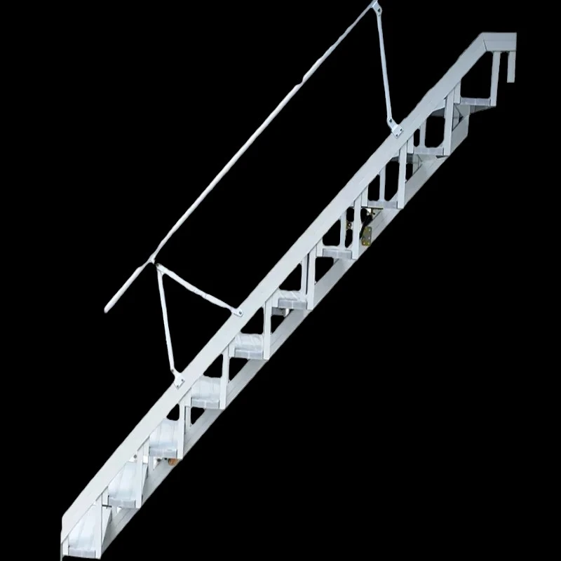 

Folding home against the wall staircase indoor and outdoor loft telescopic villa loft duplex dedicated thickened step ladder