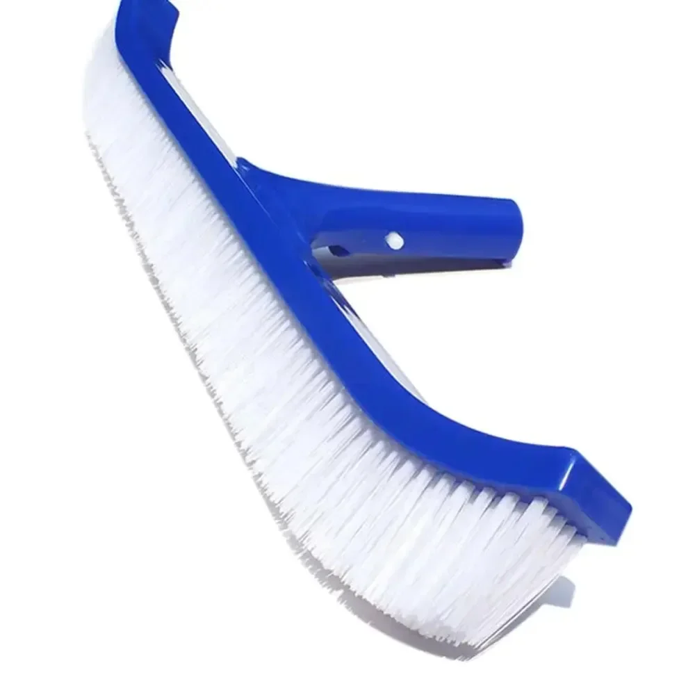 18in Swimming Pool Wall Brush Corrosion Resistance Brush Head With Aluminum Handle For Pond Spa Hot Spring Pool