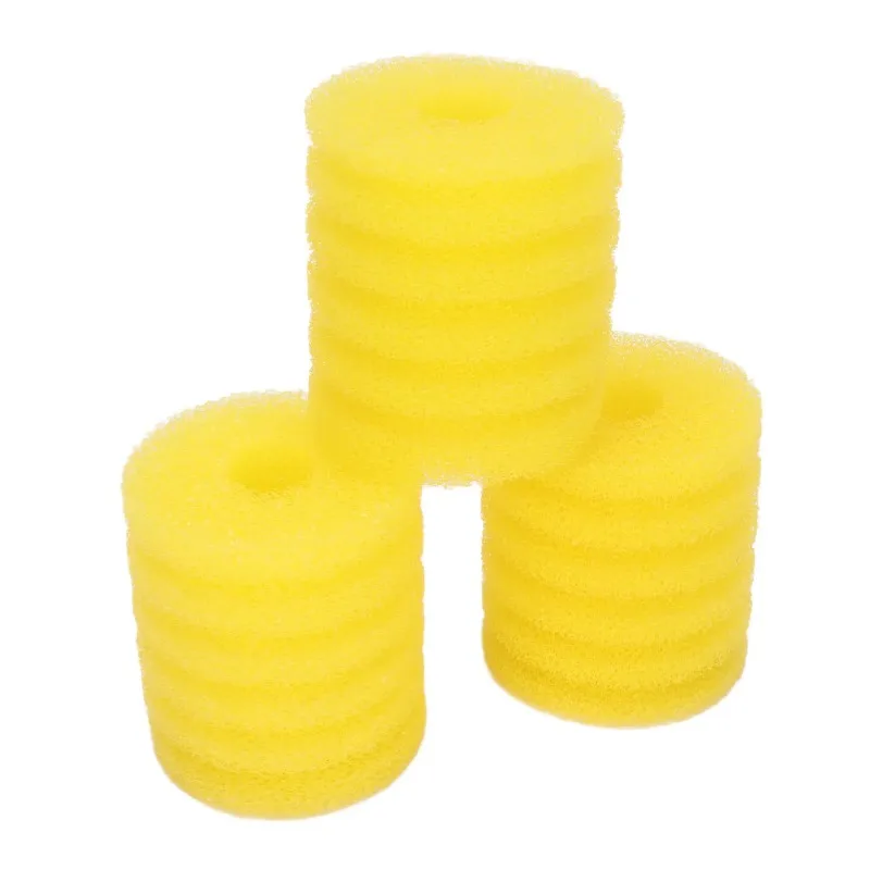 

Aquarium Filter Sponge Aquarium Filter Foam Sponge Rolls Capture Particles Debris Reduce Clogging Cylindrical for Freshwater