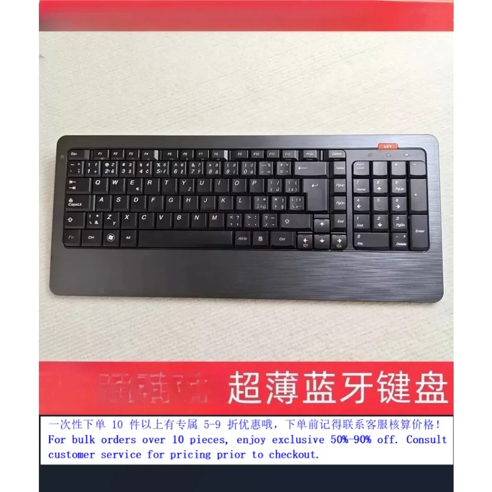 For Lenovo Multilingual Ultra Thin Bluetooth Keyboard Fit Laptop iPad Android Tablet (002)