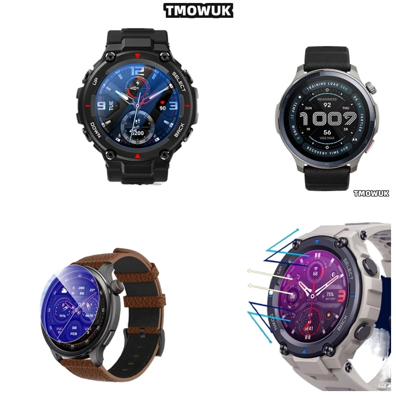 

For Amazfit GTR Cheetah Pro Active Edge Balance 2 Falcon Anti - Scratch Tempered Glass For Screen HD 9H